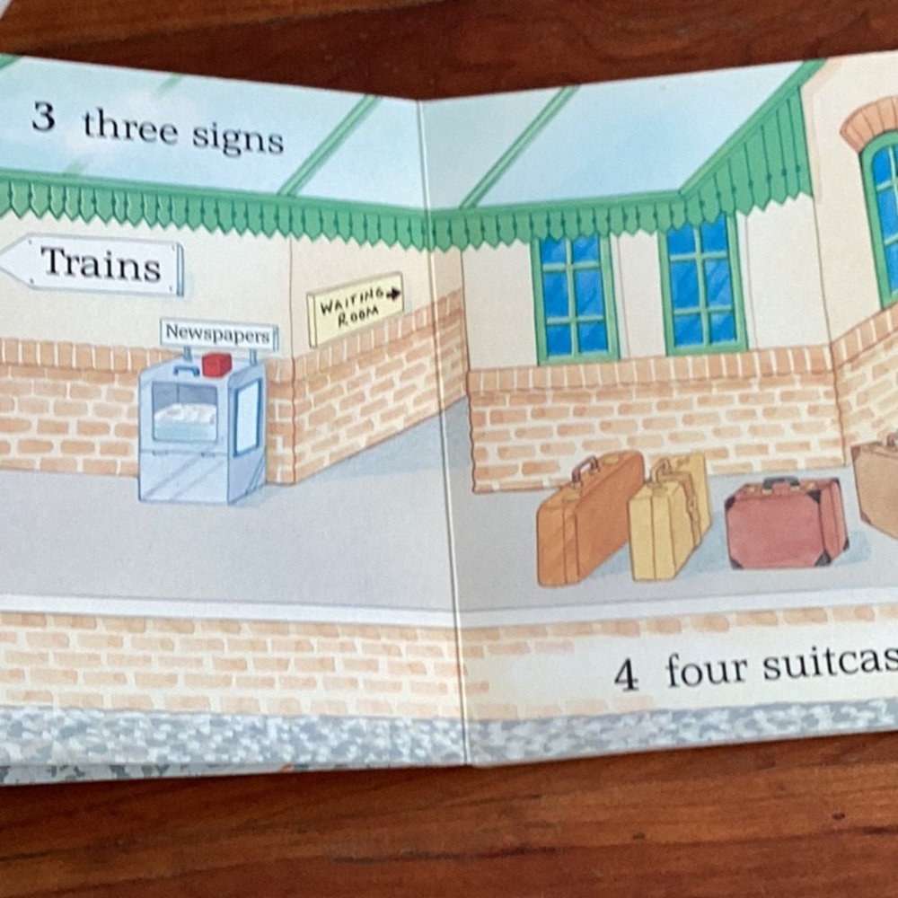 π Vintage Thomas The Tank Engine BOOK π Count To TEN 1991 NVC - Picture 5 of 16